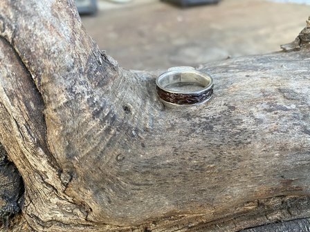 Zilveren ring 5mm.