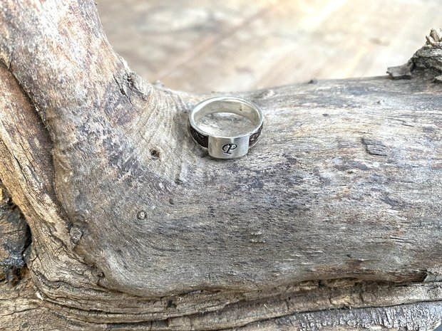Zilveren ring 5mm.